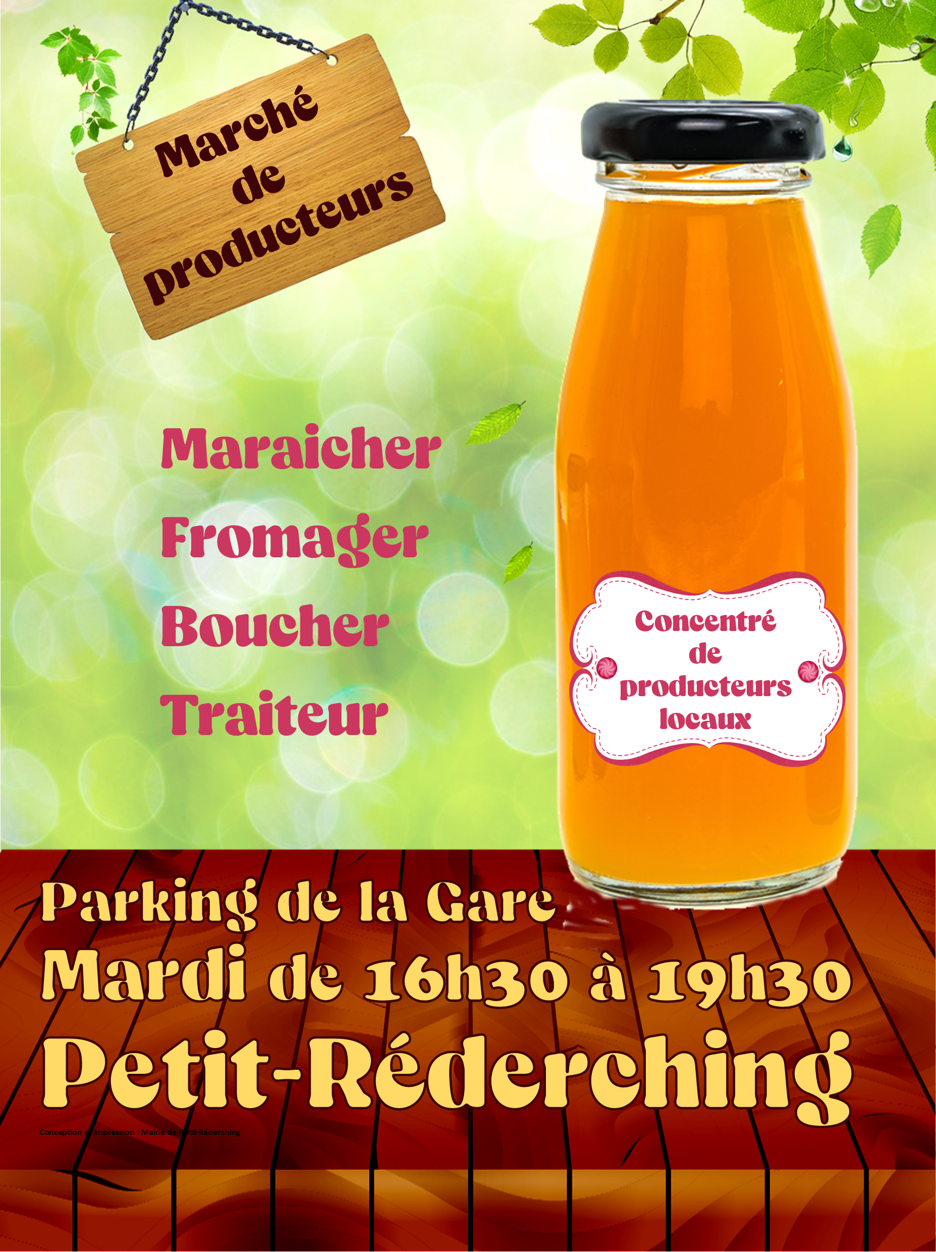 Marché hebdomadaire Petit-Réderching