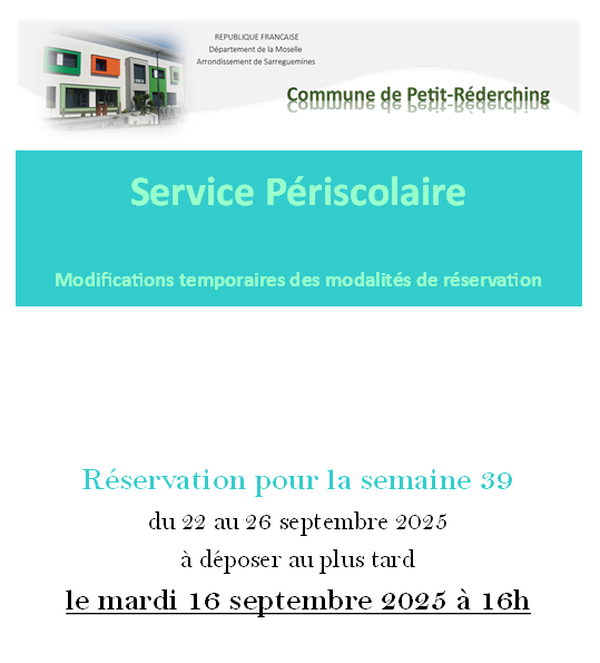 SERVICE PÉRISCOLAIRE Image de SERVICE PÉRISCOLAIRE