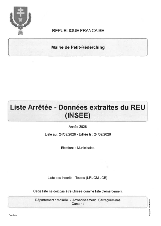 Image de Listes électorales