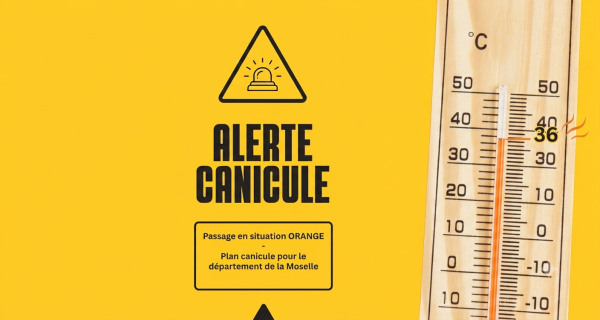 Image de 19 juin 2026 : alerte canicule par la préfecture de la Moselle