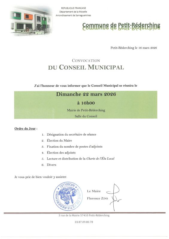 CONSEIL MUNICIPAL