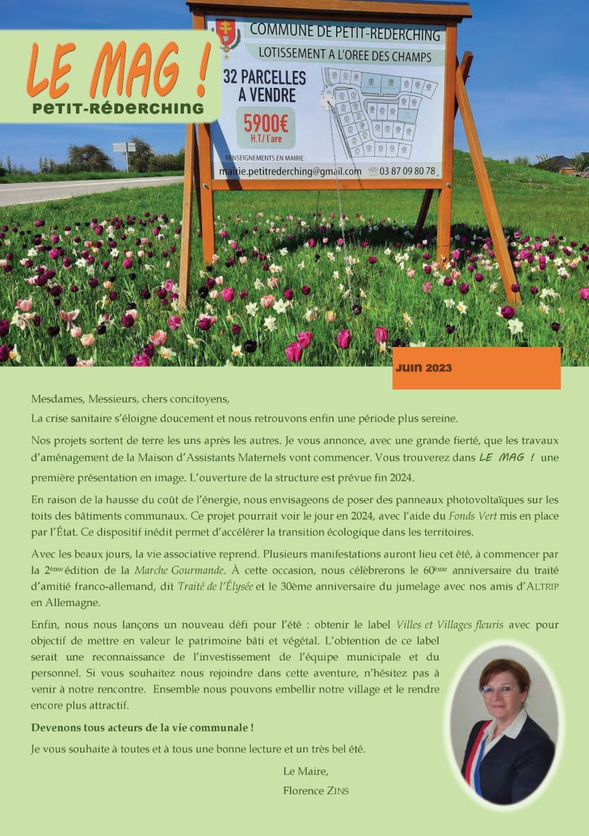 Bulletin municipal Juin 2023 Image de Bulletin municipal Juin 2023