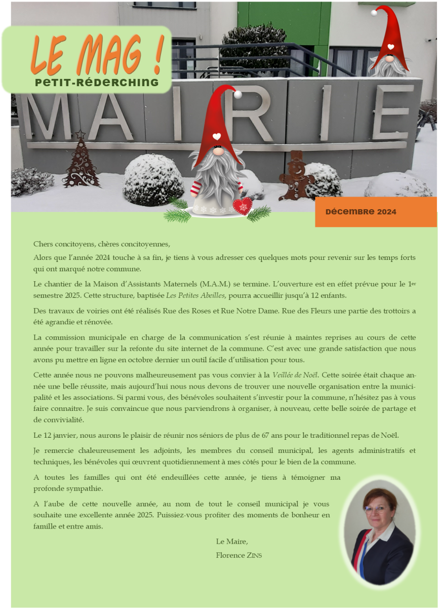 Bulletin municipal Décembre 2024 Image de Bulletin municipal Décembre 2024