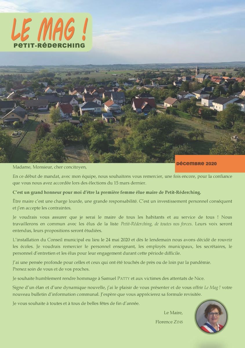 Bulletin municipal Décembre 2020 Image de Bulletin municipal Décembre 2020