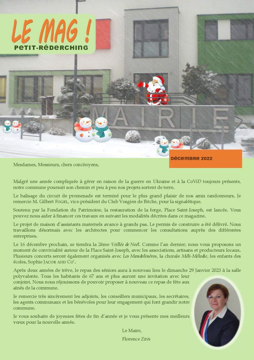 Bulletin municipal Décembre 2022 Image de Bulletin municipal Décembre 2022