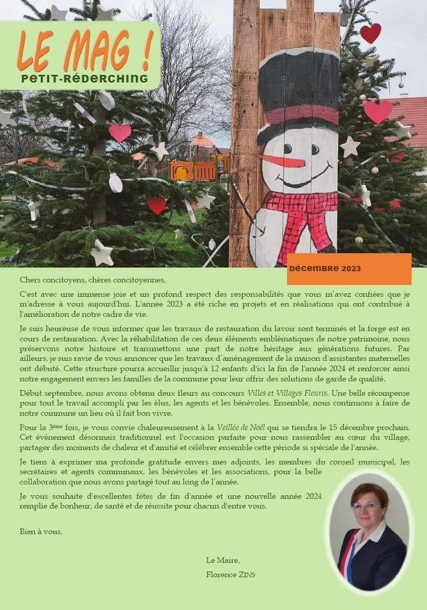 Bulletin municipal Décembre 2023 Image de Bulletin municipal Décembre 2023