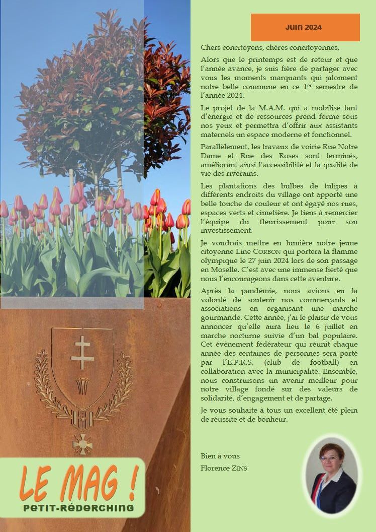 Bulletin municipal Juin 2024 Image de Bulletin municipal Juin 2024